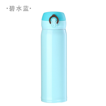 商务不锈钢直身保温杯车载情侣水杯礼品杯子定制刻字弹跳杯