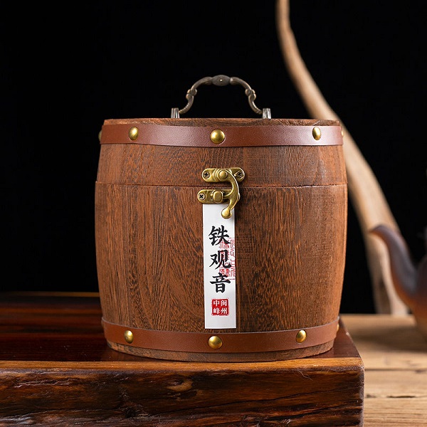 飘香韵安溪铁观音特级浓香型2022新茶叶乌龙茶木桶礼盒装500g