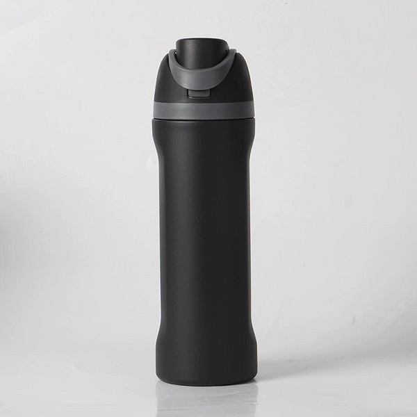 高颜值不锈钢保温杯 创意保温杯大容量户外 弹跳双饮水壶